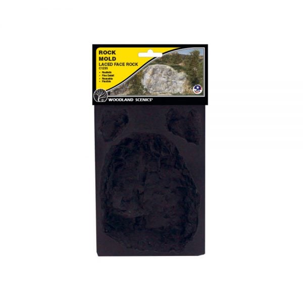 Woodland Scenics Rock Mold-Laced Face Rock (5x7) C1235