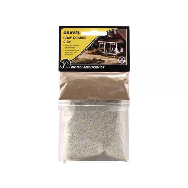 Woodland Scenics Coarse Gray Gravel C1287