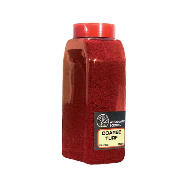 Woodland Scenics Tr Red Fall Coarse Turf Canister T1355