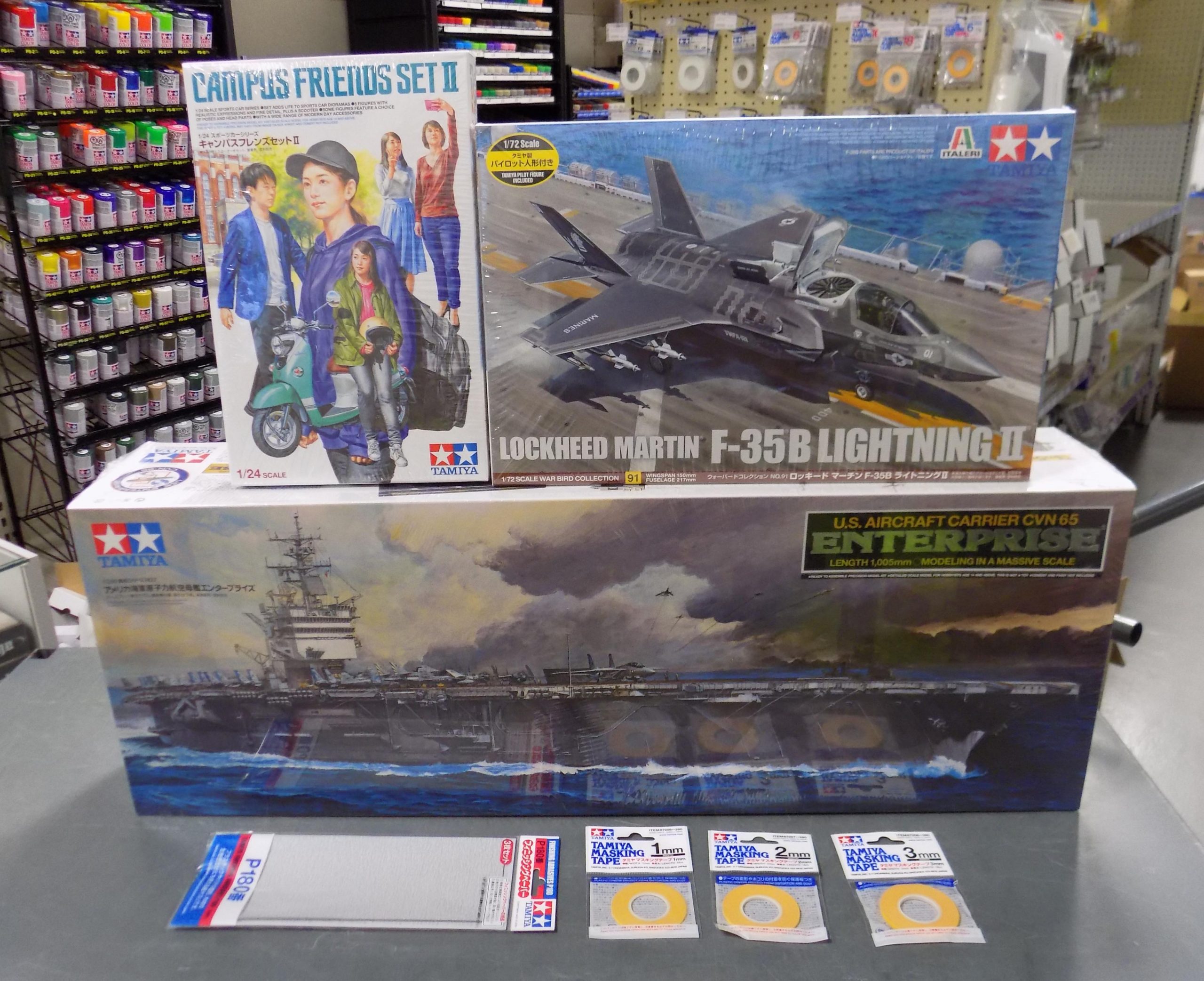 New Tamiya Model Kits and Masking Tape at Sunward Hobbies