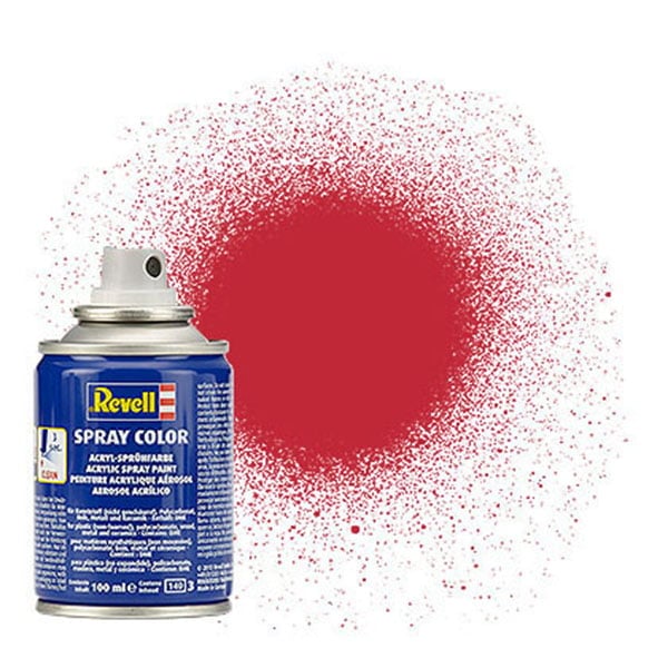 Revell Acrylic 100ml Spray Carmine Red Matt RVP 34136