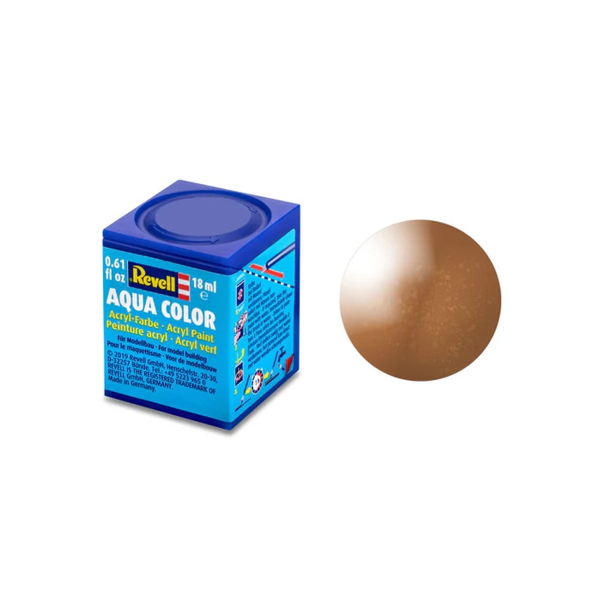 Revell Acrylique 18ml Aqua Bronze Métallisé RVP 36195