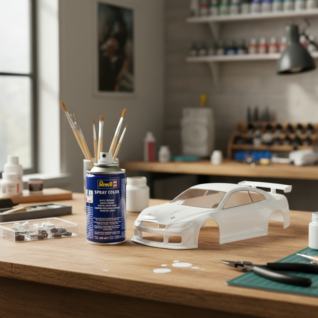 Revell Acrylic 100ml Spray White Gloss RVP 34104