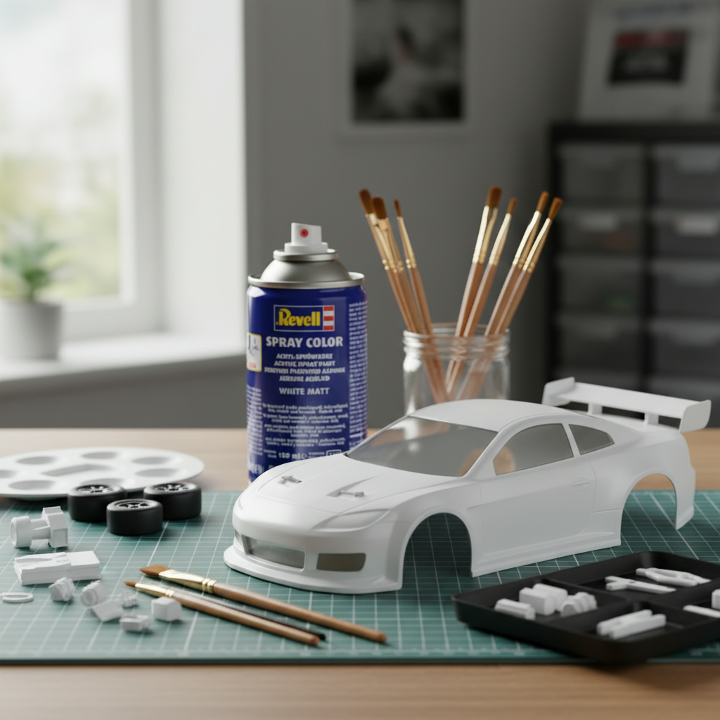 Revell Acrylic 100ml Spray White Matt RVP 34105