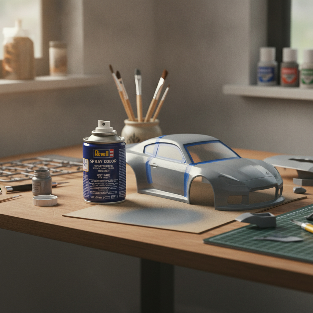 Revell Acrylic 100ml Spray Grey Matt RVP 34157