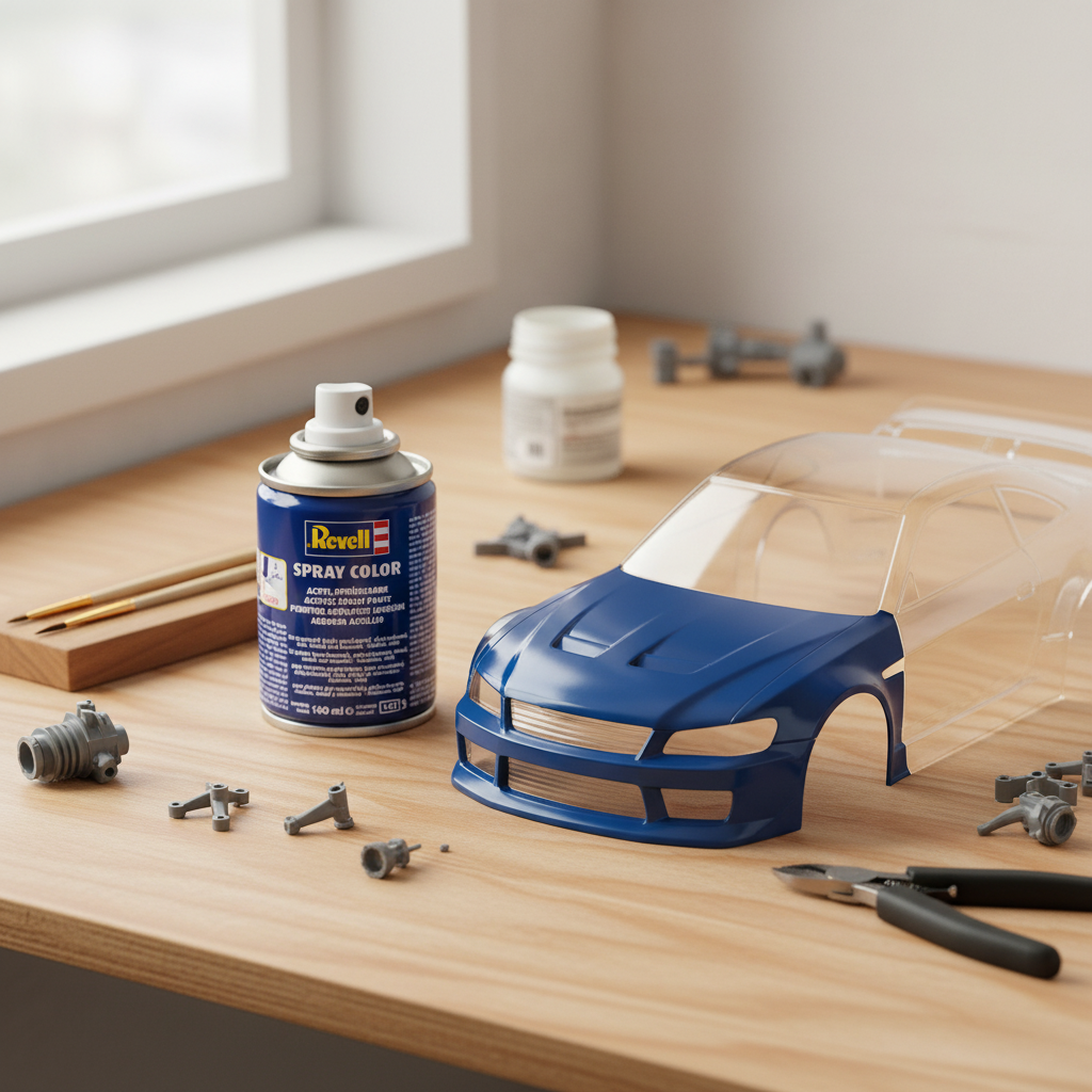 Revell Acrylic 100ml Spray Blue Matt RVP 34156