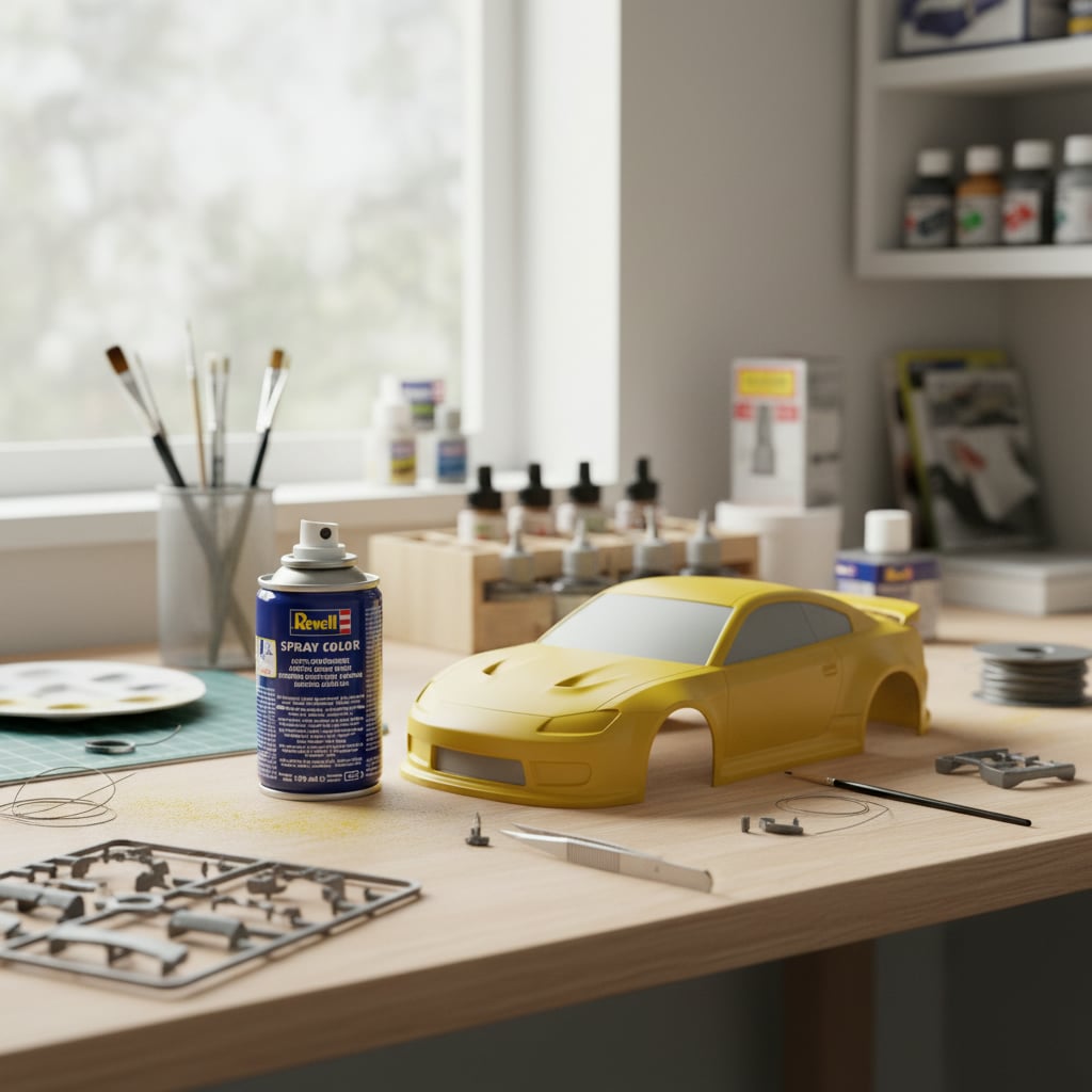 Revell Acrylic 100ml Spray Yellow Matt RVP 34115