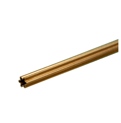 Large Brass Star Shapes 12 inch Long K&S Engineering 5089