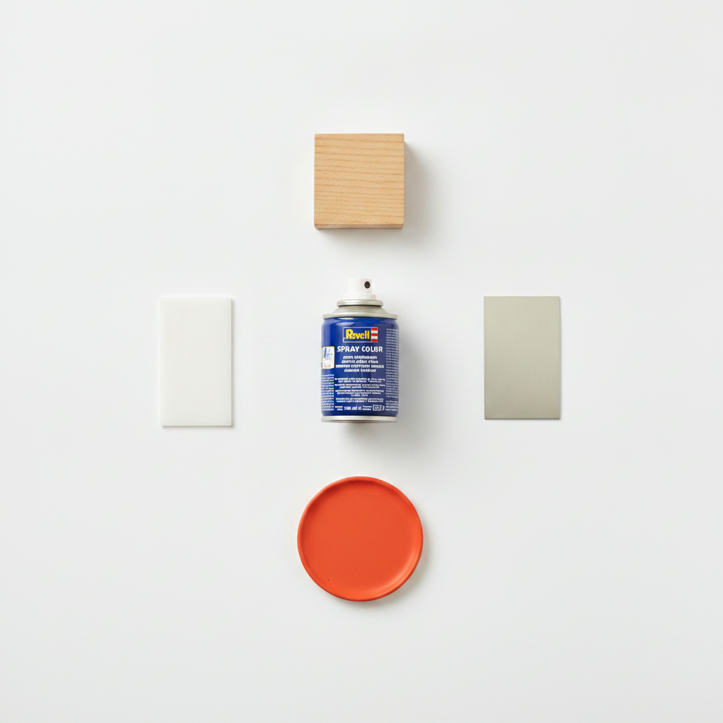 Revell Acrylic 100ml Spray Lumin.Orange Matt RVP 34125