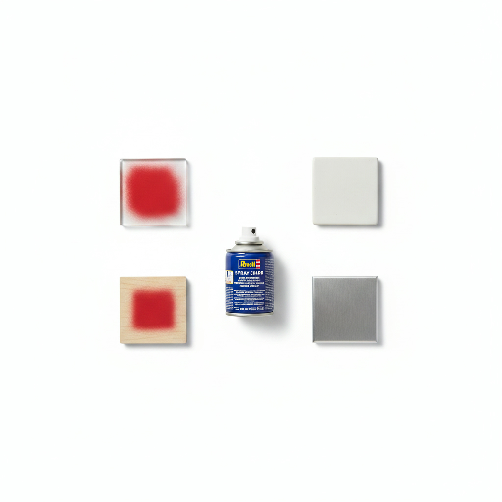 Revell Acrylic 100ml Spray Fiery Red Silk RVP 34330
