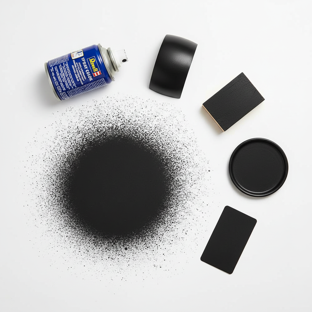 Revell Acrylic 100ml Spray Black Matt RVP 34108