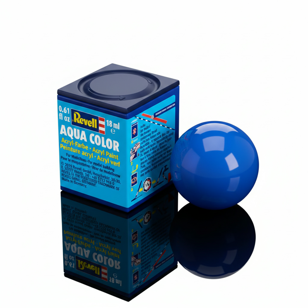 Revell Acrylique 18ml Aqua Blue Gloss RVP 36152