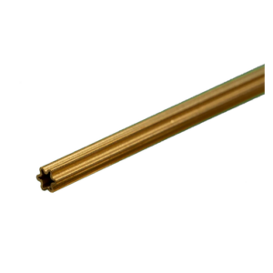 Small Brass Star Shapes 12 inch Long K&S Engineering 5088