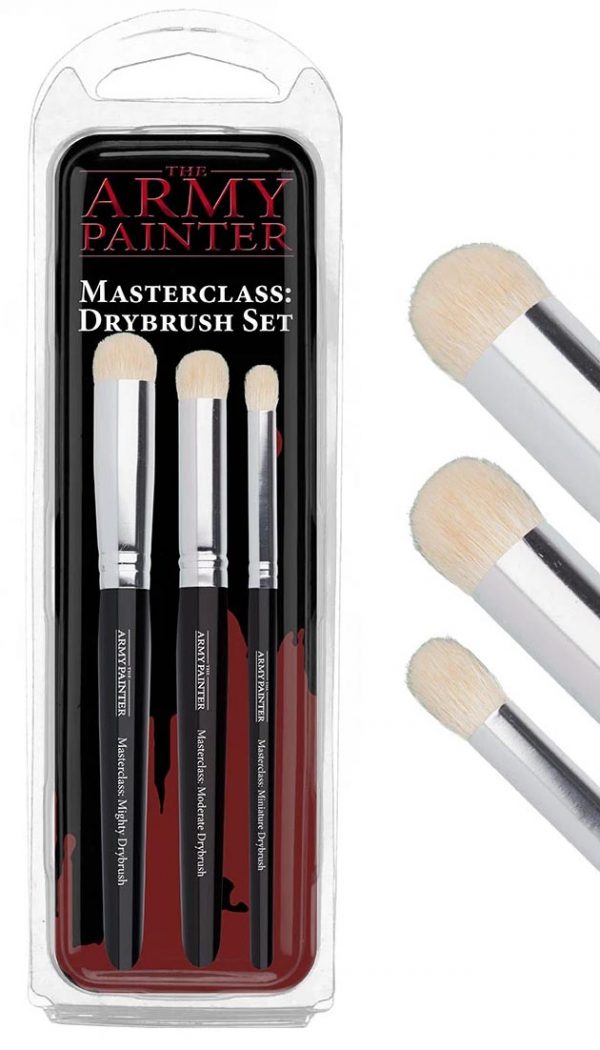 The Army Painter Masterclass Drybrush Set of 3 TL5054