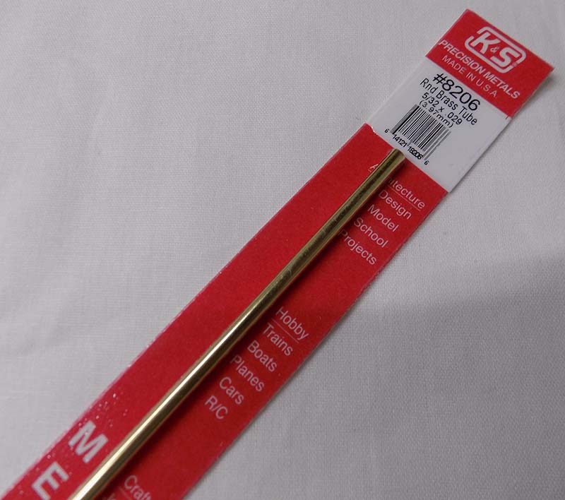 5/32 x .029 wall Brass Tube K&S Engineering 8206