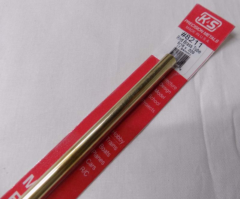 5/16 x .029 wall Brass Tube K&S Engineering 8211