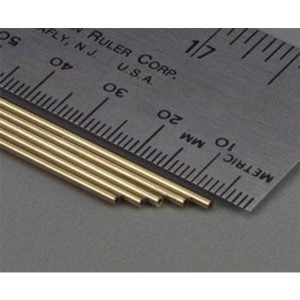 1/16" Pack of 1 Round Brass Tube 0.14 Wall 36" Long K&S Engineering 1143