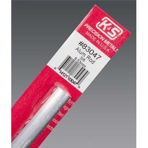 3/8" Aluminum Rod Pack of 1 K&S Engineering 83047