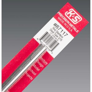 5/16" x .028 Rd. Stainless Steel Tube Pack of 1 K&S Engineering 87117