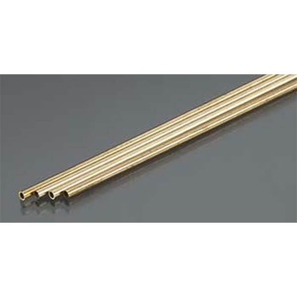 2mm OD X .225mm Wall Thin Wall Brass Tube Pack of 4 300mm Long K&S Engineering 9832