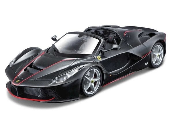 Maisto LaFerrari Aperta Black Diecast Model Building Kit 1:24 Scale 39133