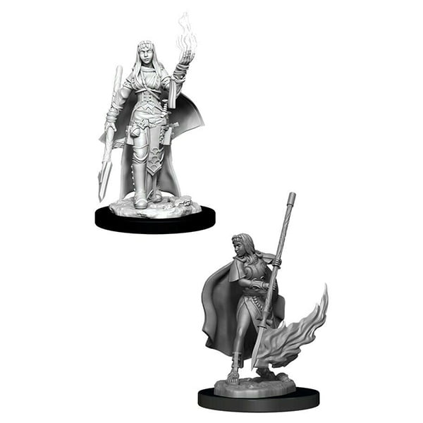 Wizkids Pathfinder Deep Cuts Unpainted Miniatures Wave 11 Female Human Oracle 90044