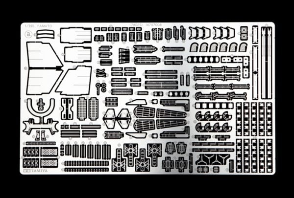 photo etch Tamiya Japanese Battleship Yamato 1/350 Scale Premium Edition 78025