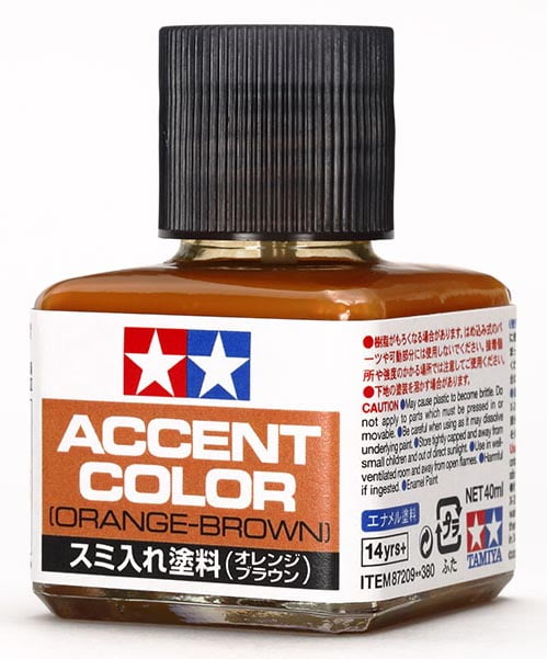 Tamiya Orange Brown Panel Line Accent Color 87209