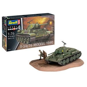 Revell T-34/76 Modell 1940 1/76 Scale RVG 03294