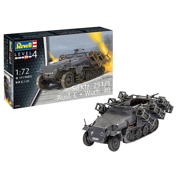 Revell Sd.Kfz. 251/1 Ausf. C + Wurfr. 4 1/72 Scale RVG 03324