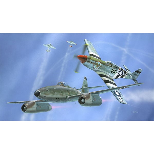 Revell Me262 and P-51B Combat Set 1/72 Scale RVG 03711