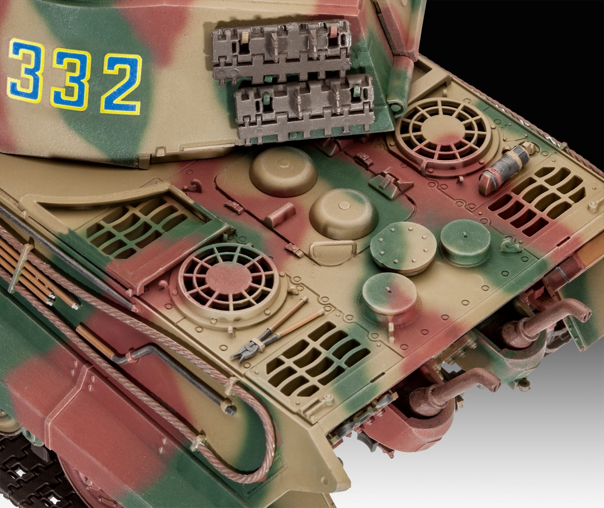 Revell Tiger II Ausf. B Henschel Turret 1:35 Scale RVG 03249 Rear