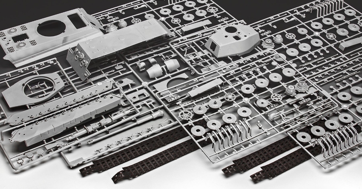 Revell Tiger II Ausf. B Henschel Turret 1:35 Scale RVG 03249 Sprues
