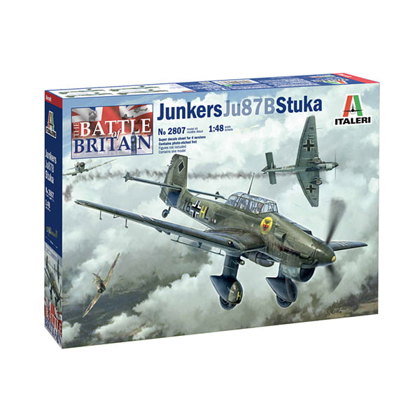 Italeri Junkers Ju87B Stuka Battle of Britain 1/48 Scale 2807