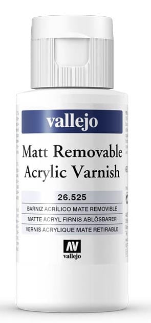 Vallejo Matt Removable Acrylic Varnish 60ml 26525