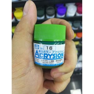 Mr Hobby Acrysion Yellow Green Gloss Primary N16