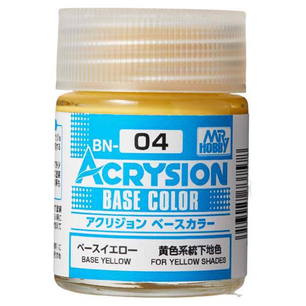 Mr Hobby Acrysion Base Color Base Yellow BN04