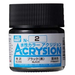 Mr Hobby Acrysion Black Gloss Primary N2