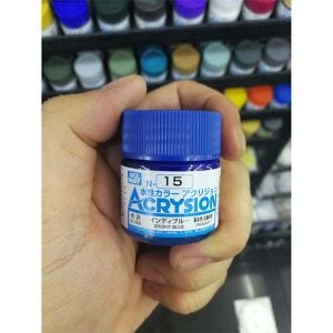 Mr Hobby Acrysion Bright Blue Gloss Primary N15