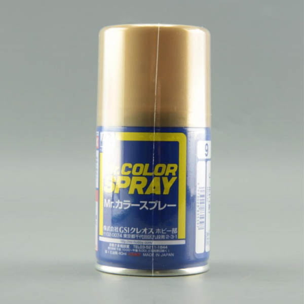Mr Color Spray S9 Gold Metallic Primary S9