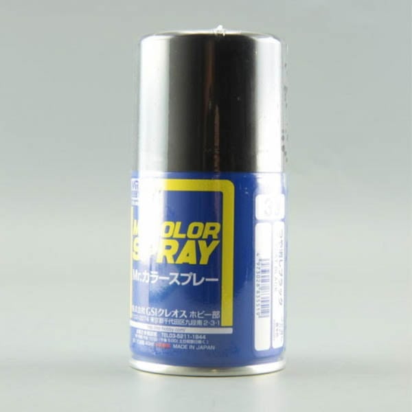 Mr Color Spray S33 Flat Black Flat Primary S33
