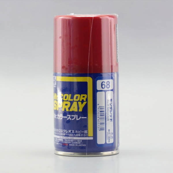Mr Color Spray S68 Red Madder Gloss Primary S68