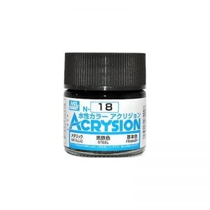 Mr Hobby Acrysion Steel Metallic Primary N18