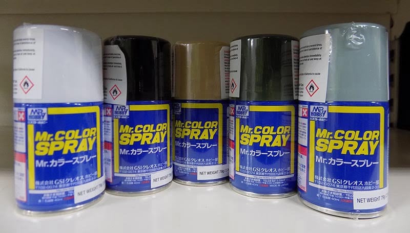 Mr Color Spray Paint Now Available at Sunward Hobbies