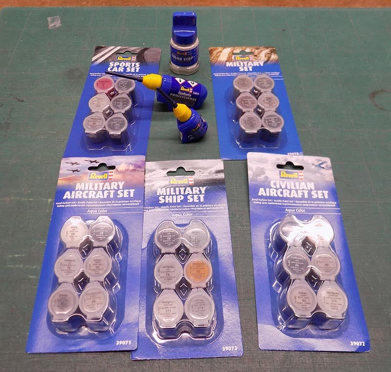 Revell Paint Sets and Precision Glue now Available at Sunward Hobbies
