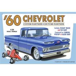AMT 1960 Chevy Custom Fleetside Pickup avec Gokart 1063