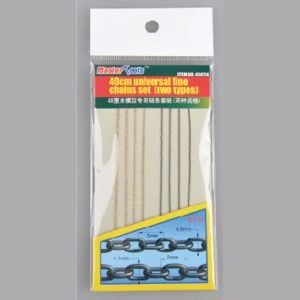 Master Tools 40cm universal fine chains set of two types 06624