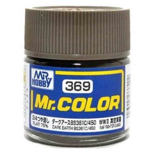 Mr Color Dark Earth BS381C 450 RAF Standard Color WWII Early C369