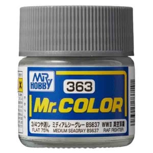 Mr Color Medium Seagray BS637 RAF Standard Color WWII Midlate C363