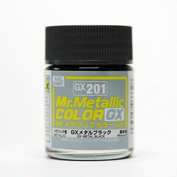 Mr Color Metal Black GX201